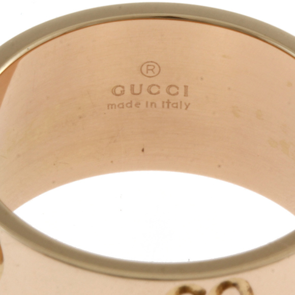 Gucci Icon Wide Ring No 9.5 18k K18 Pink Gold - Picture 6 of 7